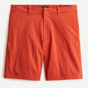 J. Crew 9” Tech Short Red 33” Waist